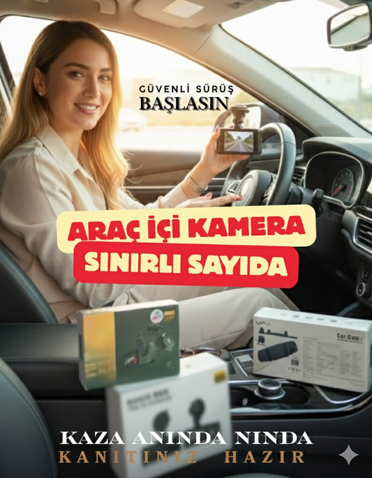 Çift Lensli WiFi Full HD 1080P/1296P Araç Kamerası