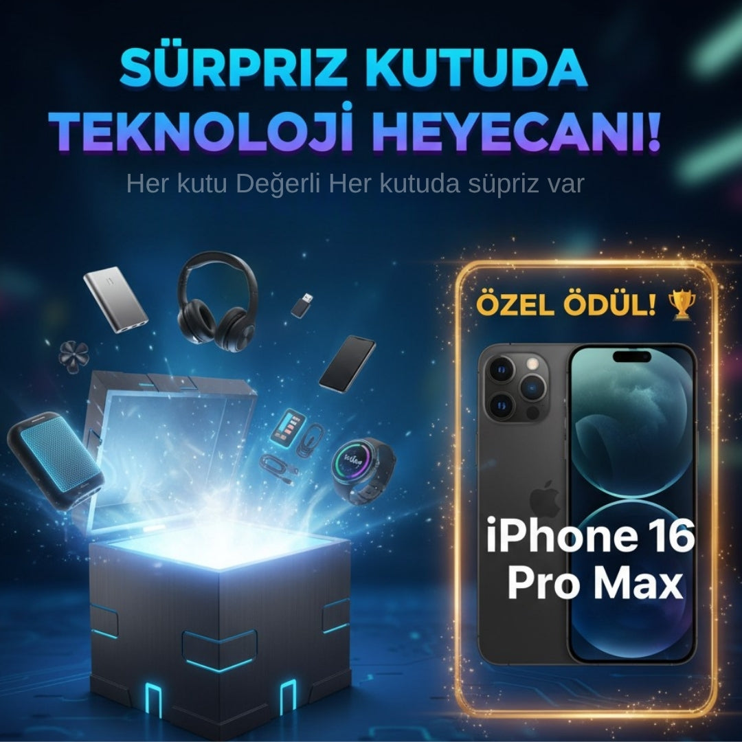 Sürpriz Kutu Teknoloji: iPhone 16 Pro Max Özel Ödüllü Şans Kutusu!